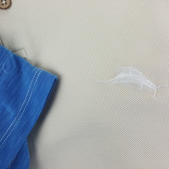 Bundle - 2 TOMMY BAHAMA Polo Shirts Marlin Fish - Picture 5 of 8